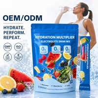 Poudre d'électrolytes hydratante certifiée OEM/ODM, biologique, halal, mélange de cétone, sans sucre, produit de nutrition sportive
