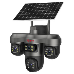 4G aov 8MP 4K 4 Ống kính 4 Lượt xem PTZ tự động theo dõi tầm nhìn ban đêm WIFI <span class=keywords><strong>IP</strong></span> CCTV An ninh mạng giám sát không dây 4G CCTV máy ảnh - Product Image 3