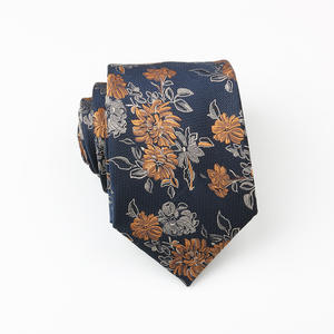 <span class=keywords><strong>Corbata</strong></span> de Seda con Diseño Paisley de Flores Grandes Azules y Rojas, Hecha a Mano por el Fabricante, para <span class=keywords><strong>Traje</strong></span> de Negocios - Product Image 3