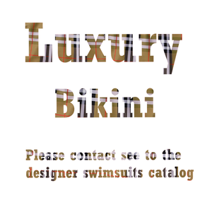 Zwempak Custom Luxe Geïnspireerde <span class=keywords><strong>Sexy</strong></span> 2-delige Bikini Designer Badpakken Bekende Merken Badmode Sets Badpakken Voor Dames - Product Image 2