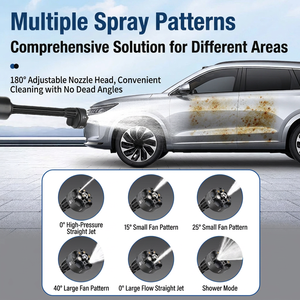 New brushless car wash water gun, high-power wireless car washer, portable <b>multifunctional</b> lithium battery tool for home use - Product Image 2