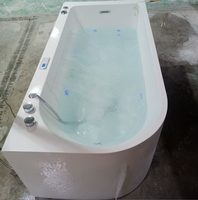 Baignoire intelligente moderne et minimaliste, autoportante, pour petit appartement, usage domestique, à température constante