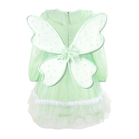 Robe de princesse fée pour filles, prête à être expédiée, doublure en coton, costume, perruque, ensemble de bijoux, fête d'anniversaire, livraison rapide