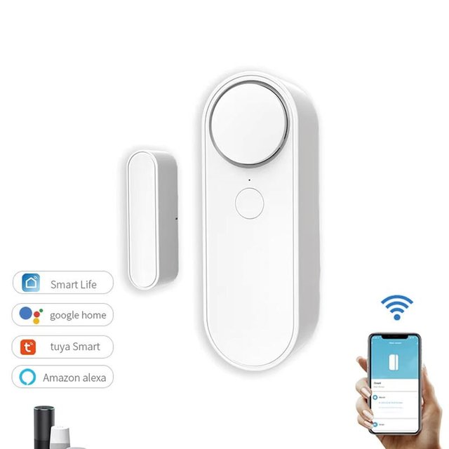 DUOMEI Smart Home Security Alarm System with Multi-Function Door and Window Sensors Siren Tuya Wi-Fi Compatible App Control