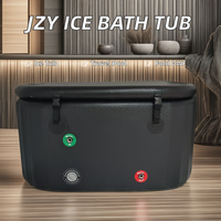 JZY SPORTS 1HP Refroidisseur d'eau en plongée froide Contrôle WIFI Bain de glace Refroidisseur Machine refroidie à l'eau avec générateur d'ozone