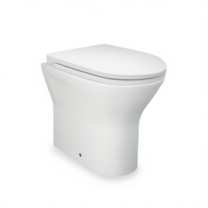 WC Sospeso Senza Cornice Uni Drain Beige Opaco Lunghezza 58 Cm Larghezza 36,5 Cm Altezza 43 Cm - Product Image 3