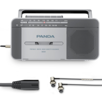 Panda 8223 Usine en gros Rétro Cassette Enregistreur Lecteur mode Enregistreur Lecteur am fm radio audio baladeur lecteur de cassette