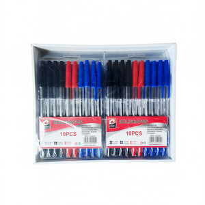 Boligrafos Ballpoint Pen 10Pcs Blue Black Red Ink Office School Writing Supplies - Product Image 2