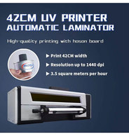 Pencetak label kristal dtf UV menggunakan Epson epson kepala cetak asli gunakan lem tinta uv 420 ukuran A2 T3200