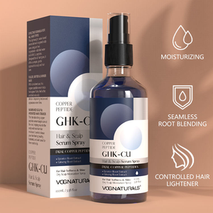 Sérum Capilar GHK-Cu de Marca Privada, Hidratante de Absorção Rápida para Cabelos Secos, Spray de Peptídeo de Cobre - Product Image 3