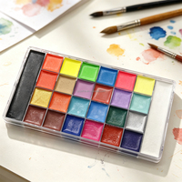 Kit de peinture corporelle et faciale professionnel multicolore arc-en-ciel à base d'eau, non toxique, certifié CE, pour enfants, adolescents, adultes, fêtes, sports