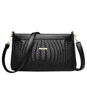Women Branded Trend Hand Bag Female Causal Shoulder Handbags Embroidery Thread <b>Small</b> PU Leather Crossbody Bags - Product Image 1