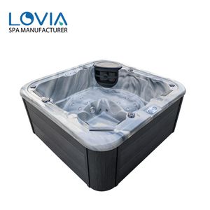 Moderne Deluxe 2m Jardin Extérieur Spa Sauna Salle Aromathérapie Bain à remous avec Air Massage pour la famille et les amis - Product Image 3