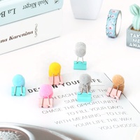 Carpeta de bolas de pelo para mujer, Clip de modelado de moda, negocios, oficina, estilo, papelería