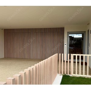 Villa termal yalıtımlı ve anti-hırsızlık bitmiş yüzey için Modern tasarlanmış otomatik ızgara garaj kapısı - Product Image 6