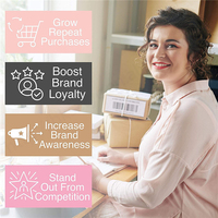 Cartes de visite personnalisées en kraft écologique avec hologramme laser, finition brillante, pour soutenir ma petite entreprise