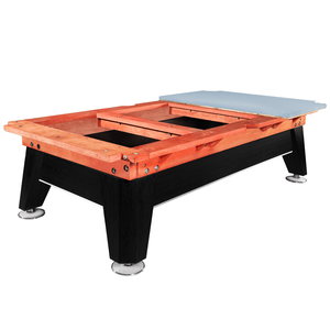 Table de billard de luxe de 9 pieds, édition tournoi, avec plateau en ardoise, pour hall d'hôtel, usage commercial, logo personnalisé - Product Image 4