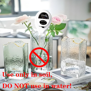 Fábrica Preço Por Atacado Três-em-Um Testador De Solo Sensor De Umidade Luz Valor Medidor De <span class=keywords><strong>pH</strong></span> Testador De Solo Livre De Bateria Testador De Solo - Product Image 6