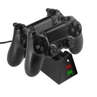 SYYTECH – manette de jeu sans fil avec indicateur LED, double support de charge USB pour PS4 Pro Slim, accessoires de jeu