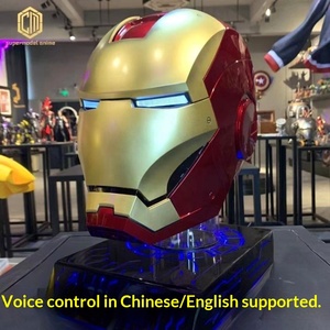Casco Inteligente de Iron Man MK5 de Plástico con Control por Voz Jarvis, Luminoso, con Flash Incorporado, Deformable, para Usar como Máscara de Cosplay - Product Image 4