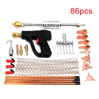 Kit d'extraction de bosses, 86 pièces, outils de réparation de carrosserie de voiture, électrodes de soudage par points, pistolet de soudage