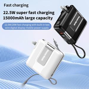 <strong>China</strong> <strong>Top</strong> <strong>Ten</strong> <strong>Selling</strong> <strong>Products</strong> PD22.5W Portable Magnetic Power Bank 15000mah with Plug External Battery for Outdoor - Product Image 3