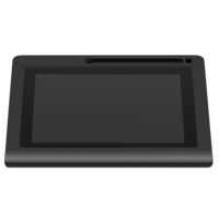 Tablette d'écriture électronique avec écran LCD Huion de 10,1 pouces, bloc-notes de signature avec stylet pour banque, hôtel, gouvernement