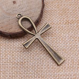 WYSIWYG 50pcs/bag 52x28mm Life Key <strong>Ankh</strong> Cross Charms for <strong>Jewelry</strong> Making ABD-C10074 - Product Image 5