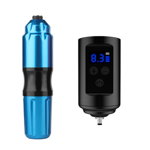 Kit de Máquina de Tatuar Rotativa Inalámbrica con Pantalla Digital y Batería, con Agujas de Cartucho para Arte Corporal - Product Image 6