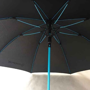 Semi-Automatic Open 46IN Unique Blue Frame Fiberglass Adults <b>Umbrella</b> Parts-Straight <b>Umbrella</b> Business Gifts Modern Design - Product Image 4