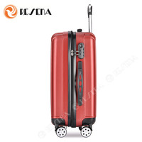 Valise à roulettes Resenna PC avec roues pivotantes ABS, serrure, compartiment extensible réduisant la charge - Sac de voyage décontracté