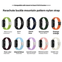 Bracelet de montre en nylon compatible avec boucle motif montagne pour bracelet