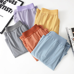2026 High Grade Solid Color Knitted Mens <b>Boxers</b> Loose Casual Breathable XL Size New Daily Underwear - Product Image 3
