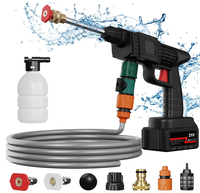 Alat Cuci Mobil Mini Bertekanan Tinggi Portabel dengan Motor Brushless Listrik DIY dan Baterai Lithium 4000PSI 2kg