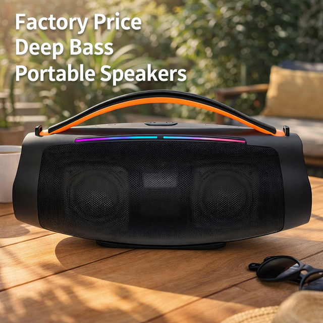 Large Capacity Outdoor Portable Handheld Speaker 20W High Power Dual Speakers with Subwoofer Superior Sound Quality