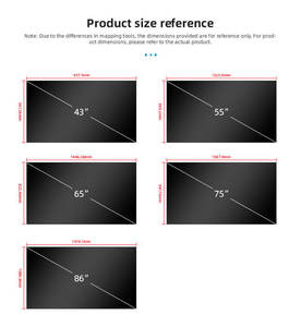 Display LCD <span class=keywords><strong>Digitale</strong></span> Sottile da 43-86 Pollici, Segnaletica Commerciale Full HD, Lettore Pubblicitario da Parete per Negozi al Dettaglio - Product Image 5