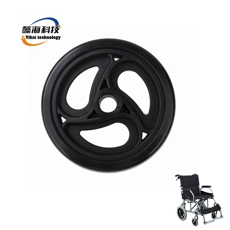 Medical Wheelchair Accessories 6 Inch Front Wheelchair Wheel