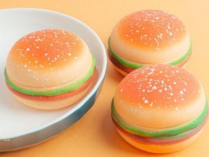 Low Price Cheap Anti Stress Customized Shape Hamburger Style Pu Foam Toys Custom logo - Product Image 3