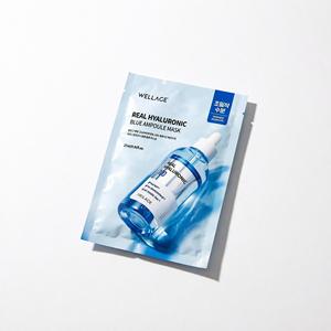 Mascarilla Facial WELLAGE Real Hyaluronic Blue Ampoule de 27 ml, Cuidado Diario de la Piel, Para Todo Tipo de Piel - Product Image 1