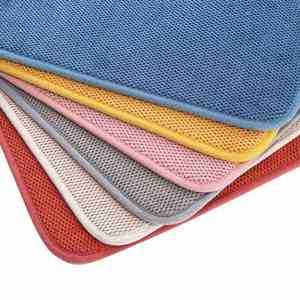 Wendbare Mikrofaser-Geschirrtrockenmatte für die Küche, Saugfähige Armaturenauflage für Arbeitsplatten, Tischset aus Stoffmaterial - Product Image 1