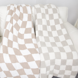 Tùy Chỉnh Mềm Ấm Thiết Kế Cờ Vua Cờ Vua Ban Kích Thước Vua Trò Chơi Ngày Mùa Đông Chăn Ném Dệt Kim Cho Ngủ Ôm Bộ Đồ Giường - Product Image 6