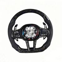 Volant en cuir et fibre de carbone forgé sur mesure pour BMW CS G M F 2 3 4 5 6 Series supra G20 F20 E92 F30 F32 E87 E91