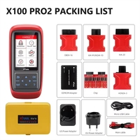 Scanner de diagnostic automobile OBD2 X100 PRO2 avec programmation de clés et prise en charge EEPROM, garantie 1 an, 12V