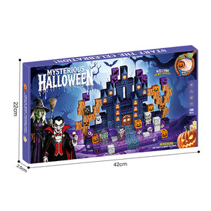 Lot de 200 blocs de construction magnétiques en gros – Thème Citadelle Vampire Halloween – Jouets pour parents et enfants de 3 à 5 ans – Usage commercial pour parcs à thème - Product Image 3
