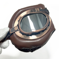 Lunettes de soleil pour chiens de taille moyenne à grande, style aviateur rétro, avec verres en polycarbonate