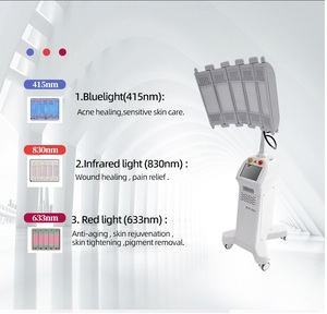 <span class=keywords><strong>Pdt</strong></span> Máy trị liệu 7 màu sắc ánh sáng da rejuevnation loại bỏ mụn trứng cá làm trắng da 5 Bảng điều chỉnh Photon <span class=keywords><strong>LED</strong></span> <span class=keywords><strong>PDT</strong></span> <span class=keywords><strong>LED</strong></span> liệu pháp ánh sáng - Product Image 2