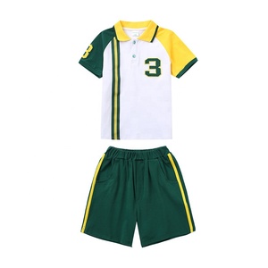 Personalización de fábrica, uniforme para estudiantes de primaria y secundaria, ropa de verano para niños, kits de uniformes deportivos escolares - Product Image 5