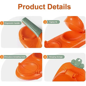 Máquina Manual 2 en 1 para Hacer Empanadas y Jiaozi, Molde Doméstico para Repostería, Accesorios de Cocina al por Mayor - Product Image 3