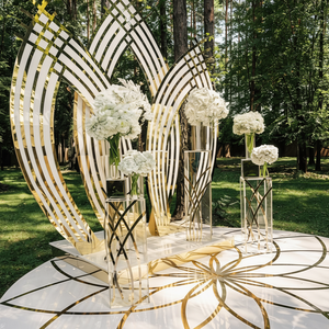 กรอบโลหะออกแบบสำหรับตกแต่งงานแต่งงาน - Product Image 1