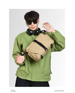 Sac à bandoulière de créateur pour homme, grande capacité, multi-poches, résistant à l'eau, idéal pour le travail quotidien - Product Image 5